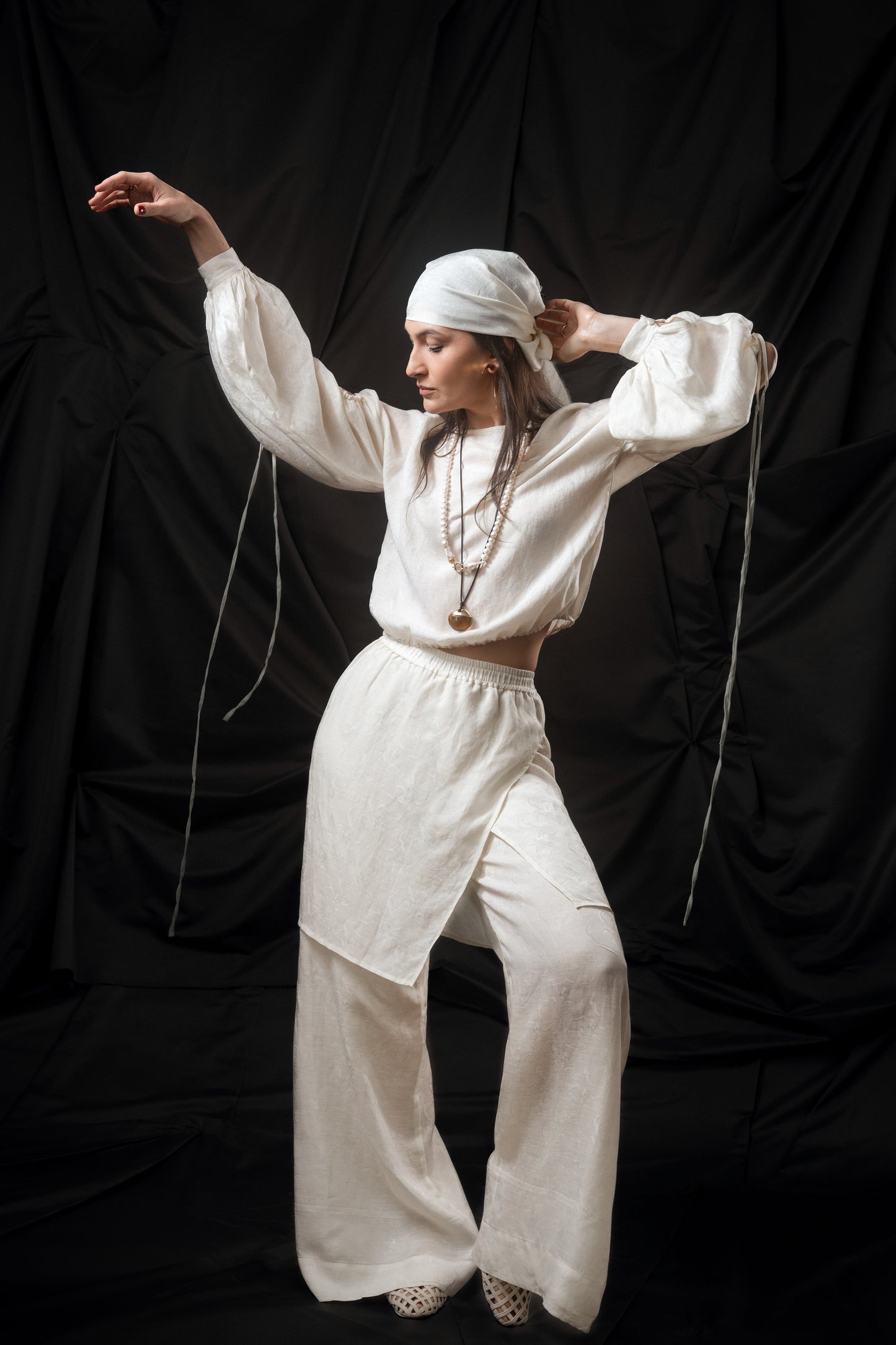 Pantaloni largi de in