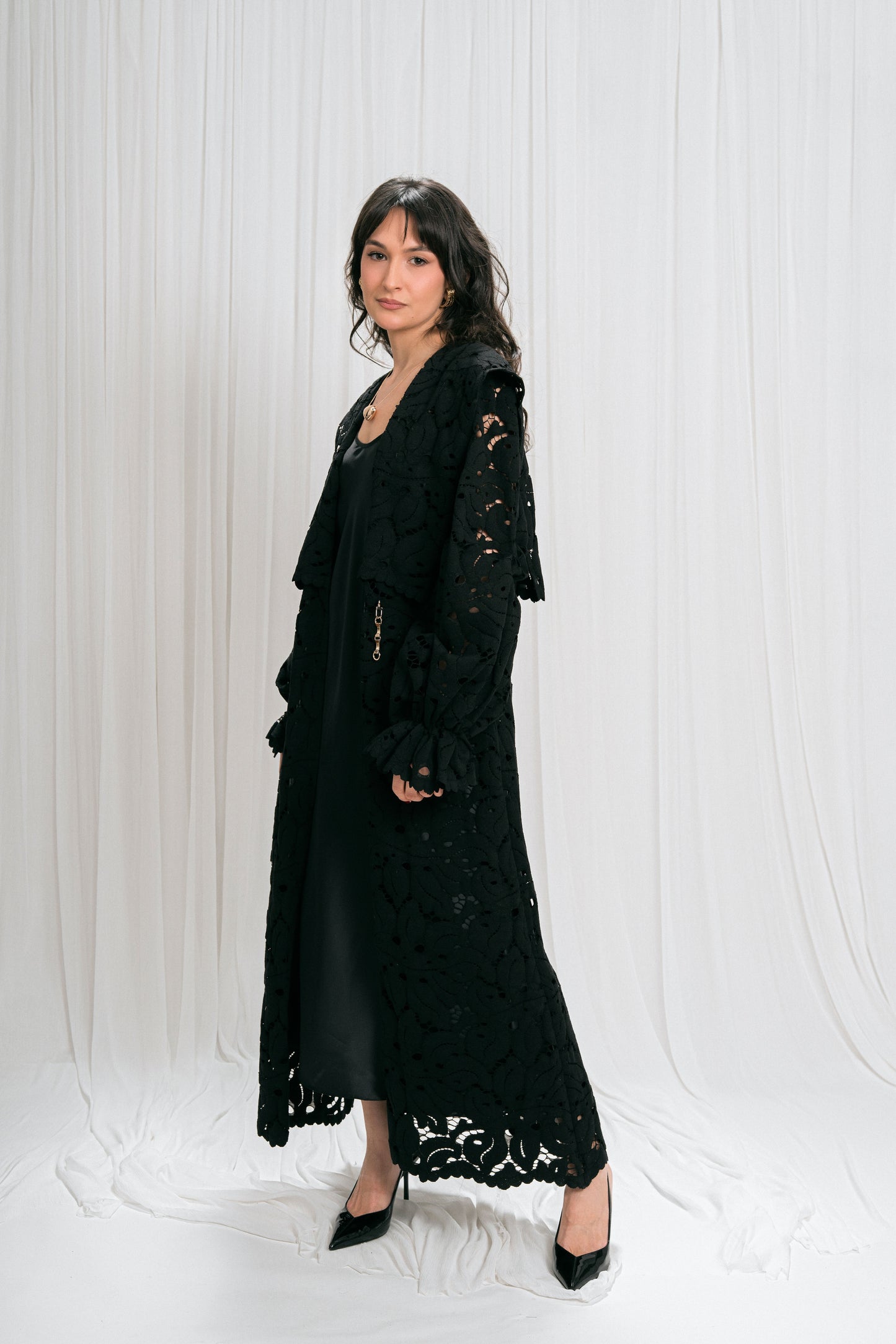 Rochie de mătase tip furou