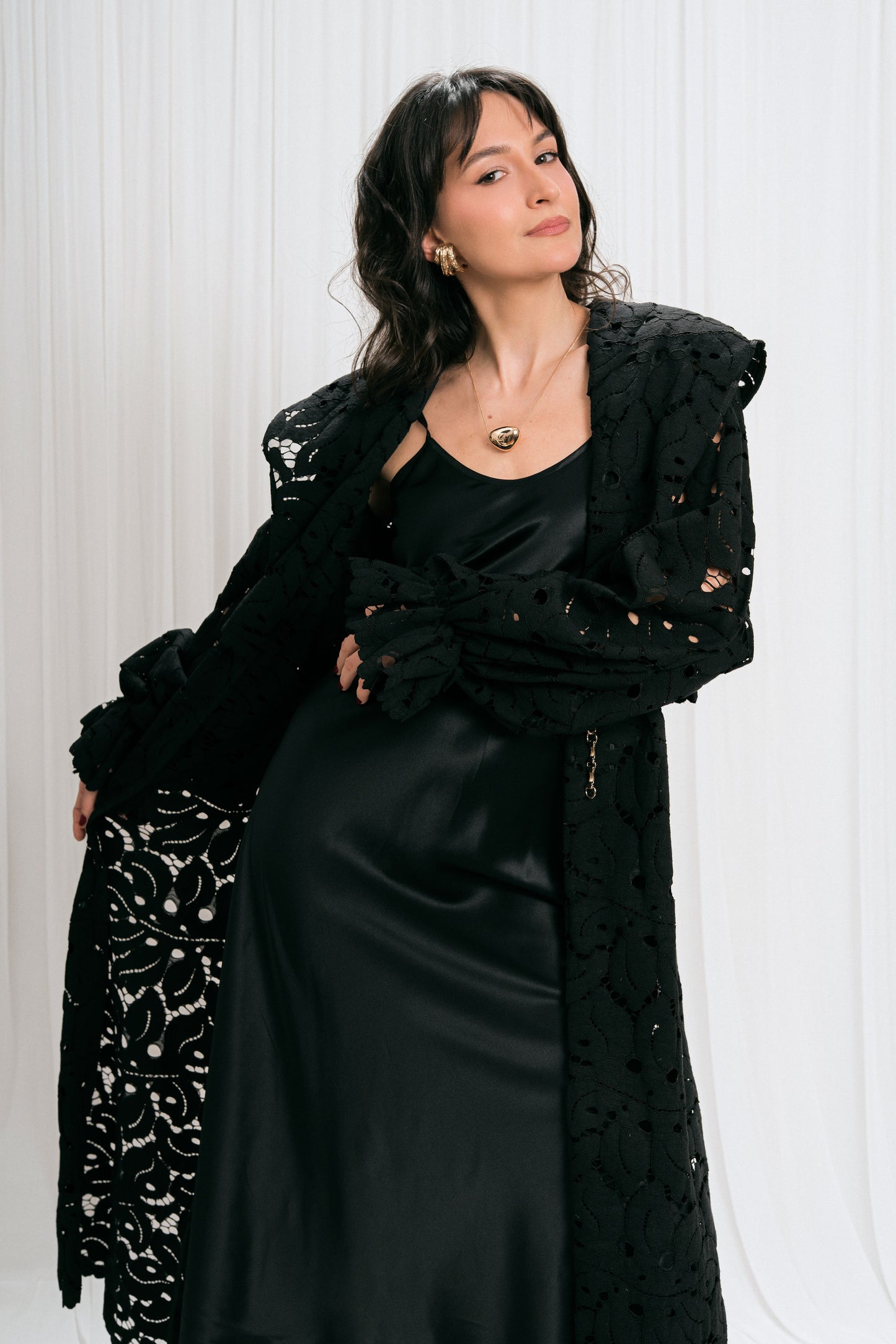 Rochie de mătase tip furou