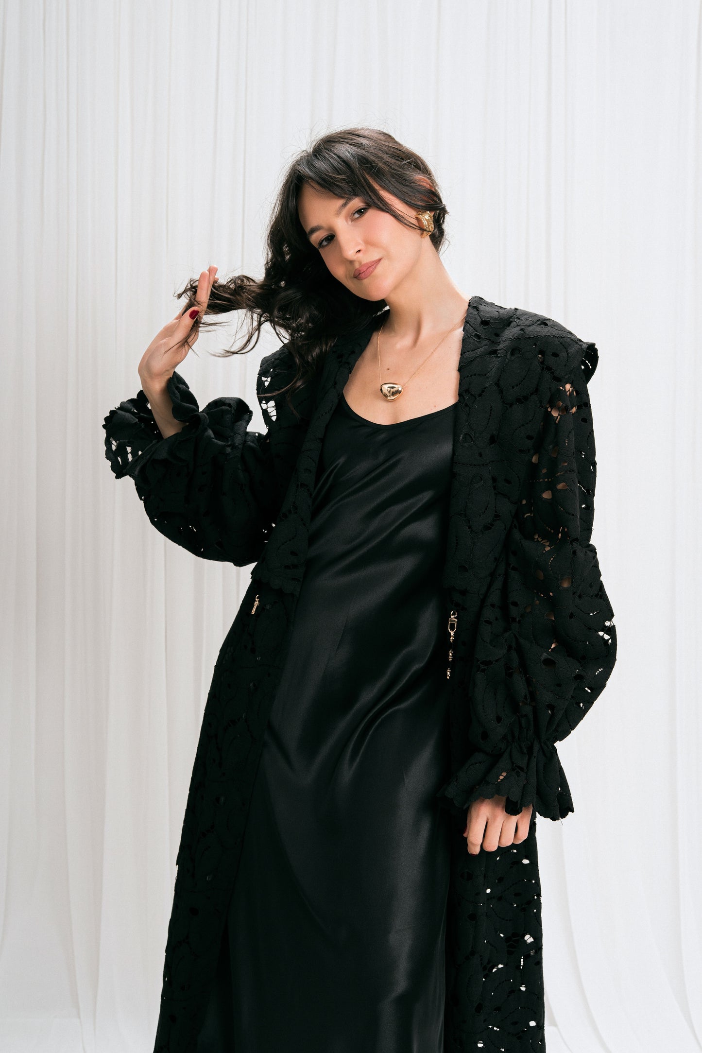 Rochie de mătase tip furou