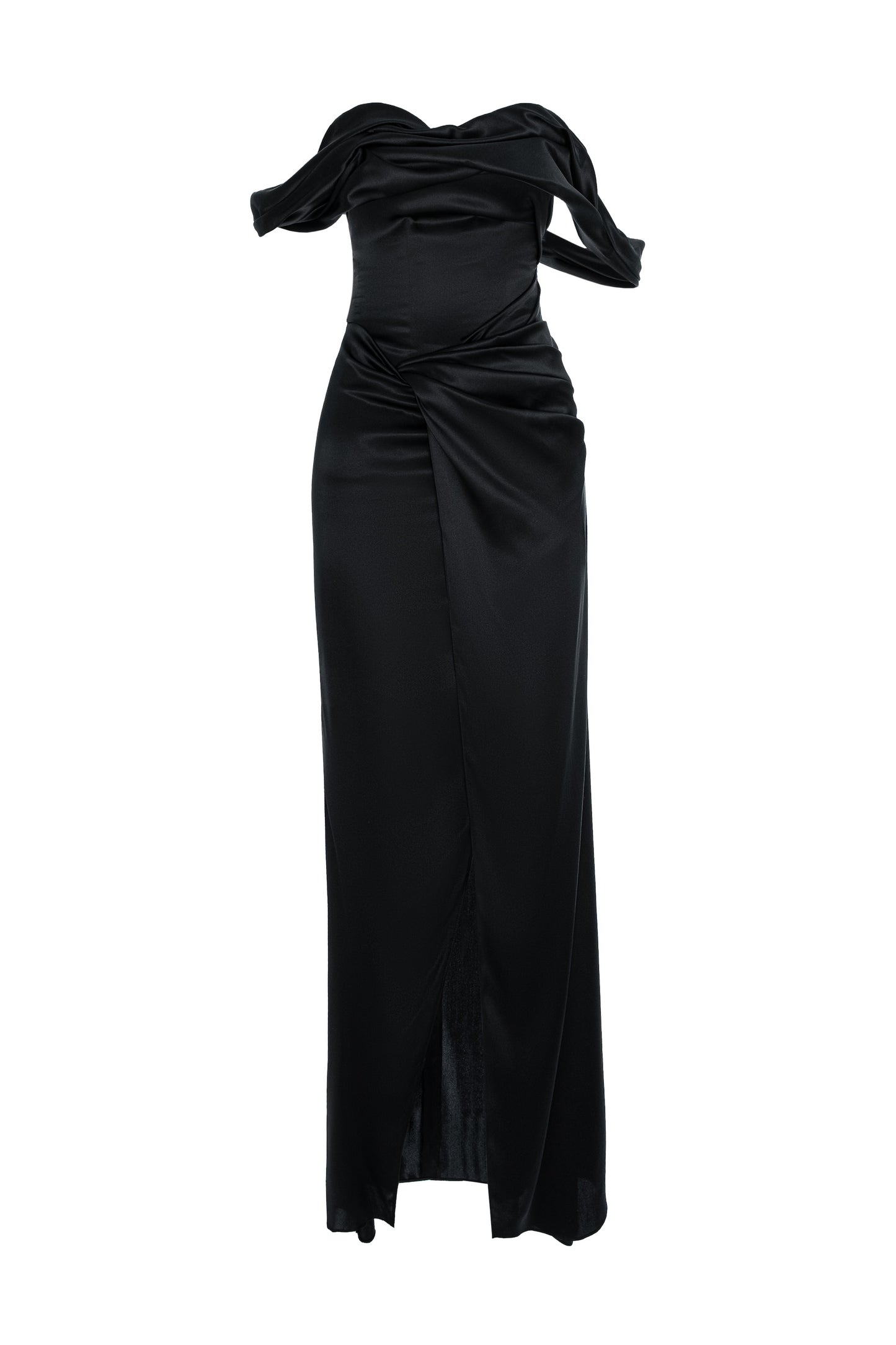 Rochie din mătase cu corset